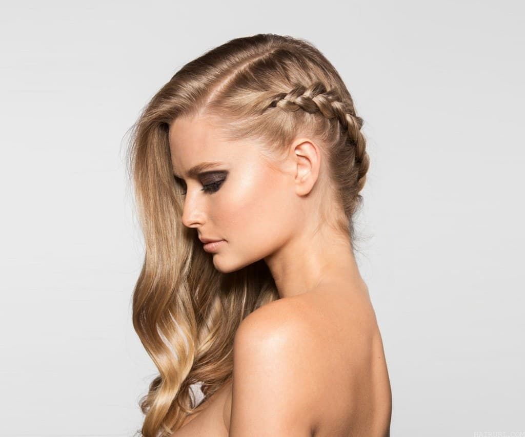 Asymmetry Side French Braids For Long hair