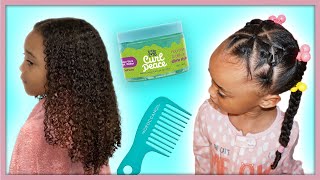 This Hairstyle Lasts All Week! | Kids Curly Hair Routine