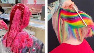 Best Hair Color Transformation | Beautiful Haircut & Hair Color Ideas