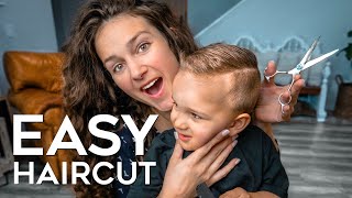 How To Cut Boys Hair At Home | Easy Boys Haircut Tutorial ‍♂️