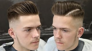 How To Skin Fade For Beginners || Skin Fade Pompadour Haircut Tutorial