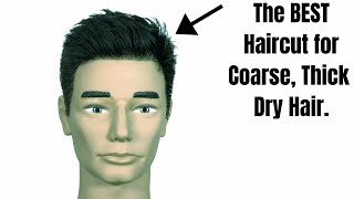 The Best Haircut For Coarse Dry Thick Hair - Thesalonguy
