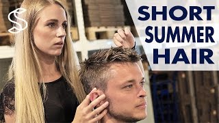 Men'S Short Hairstyle - Professional Haircutting - How To Style Men'S Hair