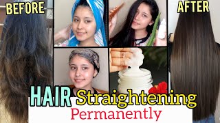 Get Straight Hair Naturally At Home  In Just 1 Day | Homemade Hair Straightening Mask |100% Works