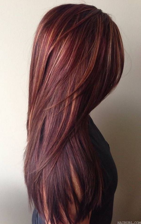 Dark Unique Hair Color Idea for Women 
