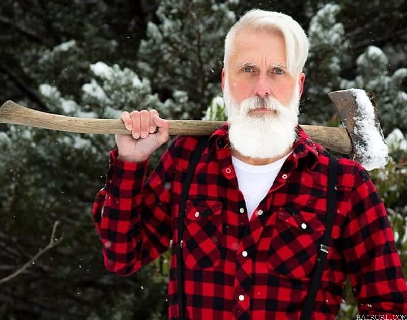 White Lumberjack Beard