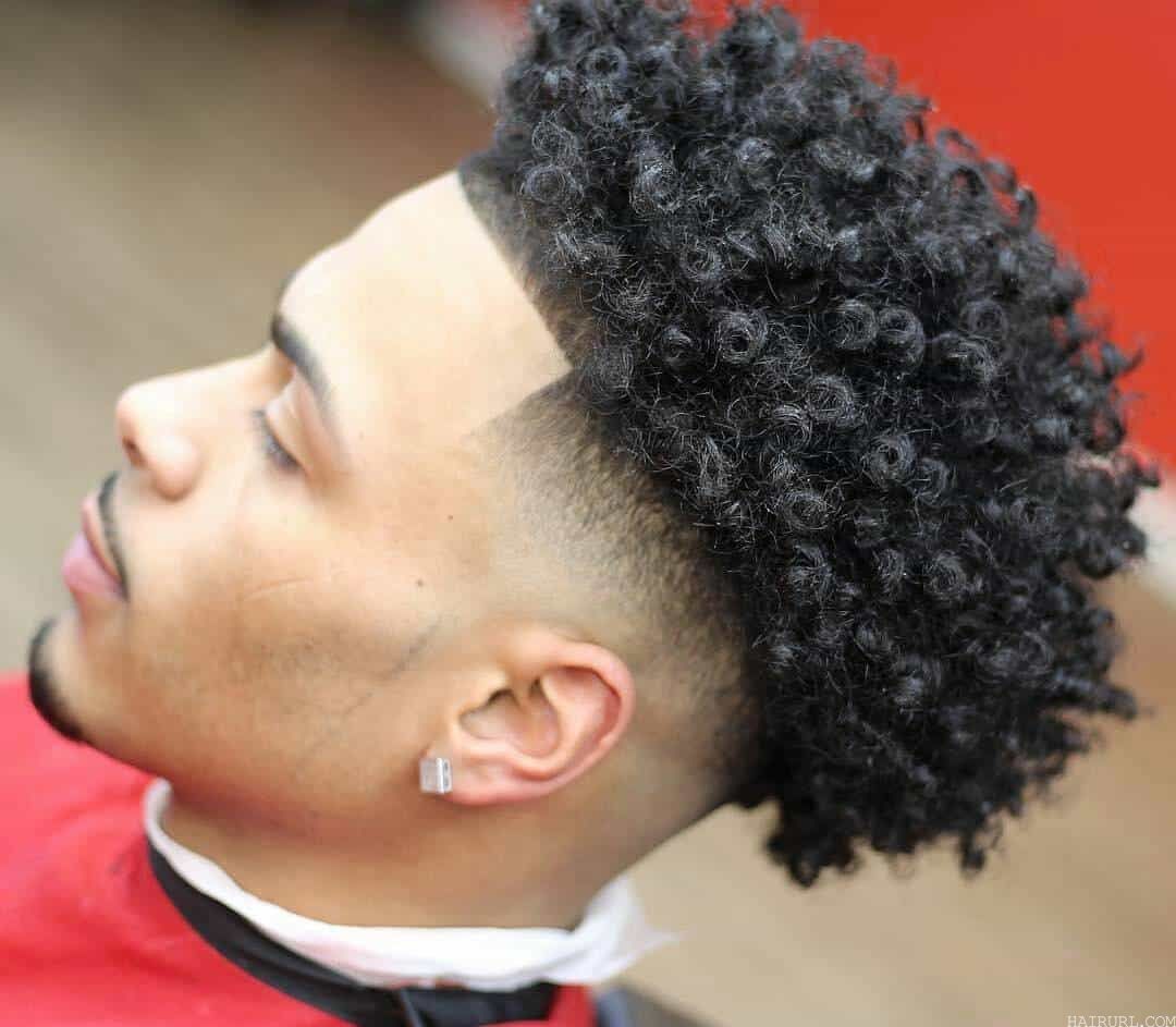 Faux Hawk Taper Fade hairstyle 
