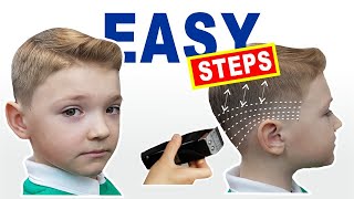 How To Cut Boys Hair At Home | Boys Haircut Tutorial | Fade
