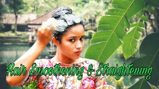 Hair Smoothening & Straightening At Home/ Get Smooth & Silky Hair/Malayalam /Saranya