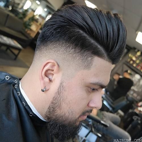 High and stylish taper long hairstyle for men