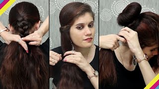 Everyday Hairstyle ♥ College Girls Hairstyle ♥ Stylish Self Hairstyles