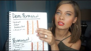 Types Of Hair Color! Permanent, Semi/Demi? What Does It All Mean?! | Brittney Gray