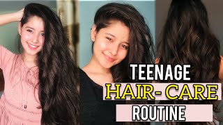 Teenage Hair Care Routine || My Hair Care Secret || Long, Shiny And Healthy Hair || Kirantutorialz