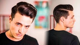Mens Hairstyle | How To Style The Perfect Modern Pompadour | 2017