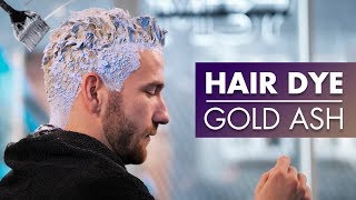 Hair Dye | Gold Ash Color | Short Hairstyle 2019