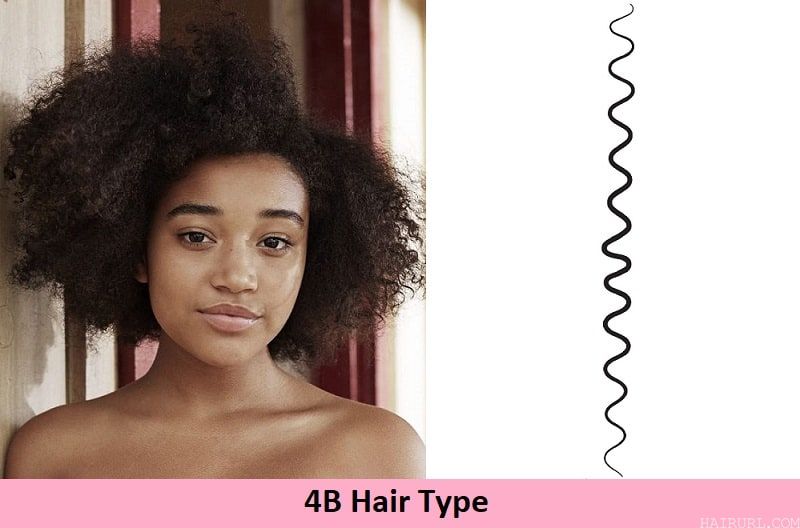 Type 4B Hair