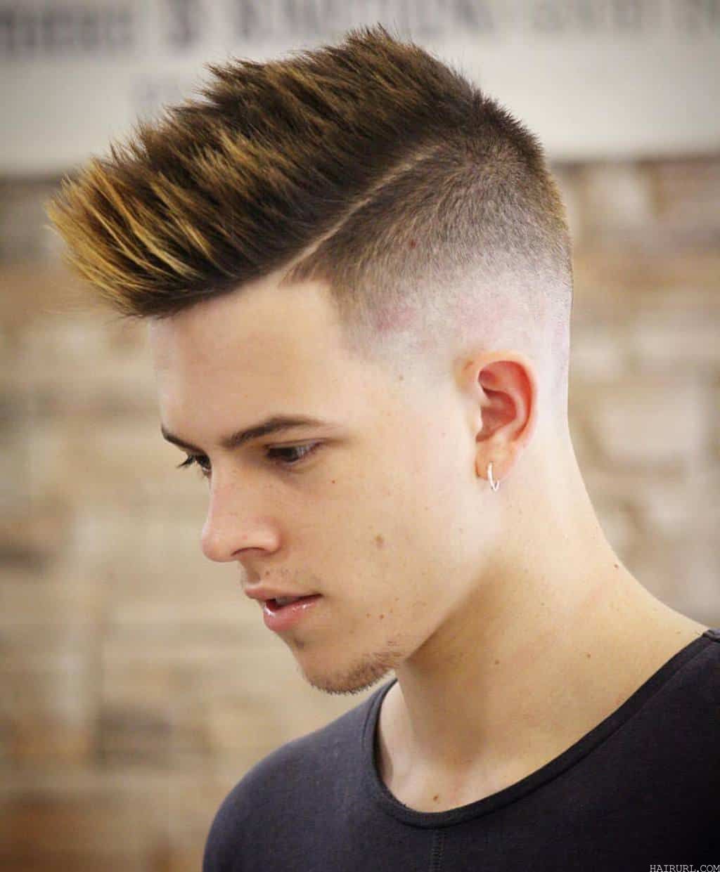 Taper Fade Undercut hairstyle for young boy