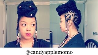 How To: Fulani Braids &Beads Inspired Hairstyle