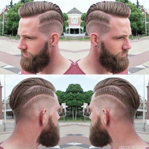  Fade rows Fohawk hairstyle