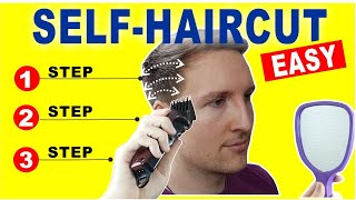 How To Cut Your Own Hair | Quick And Easy Home Self Haircut Tutorial