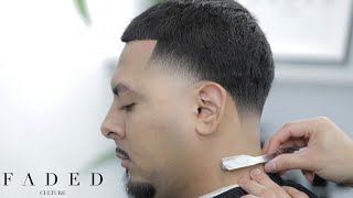 Step By Step Skin Taper Fade Haircut. Huge Transformarion