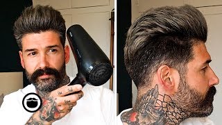 How To Style A Pompadour Hairstyle | Carlos Costa