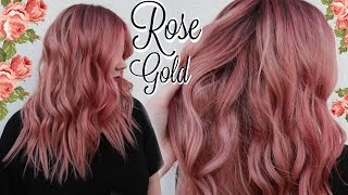 ☽ My Rose Gold Hair Color Tutorial ☾ (Best Formula Ever)