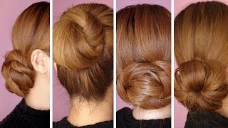 4 Easy Hair Bun Tutorials For The Holidays
