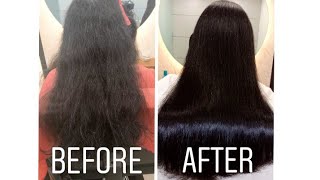 Permanent Hair Smoothening Tutorial In Telugu//Loreal Xtenso Smoothening, Rebounding, Straightening