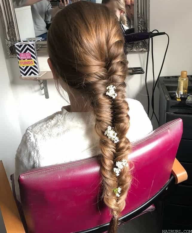 fishtail braid for little girl