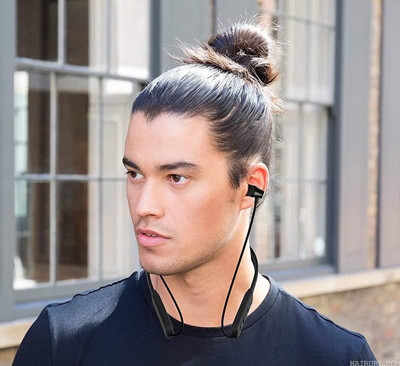 Asian man bun for thick hair