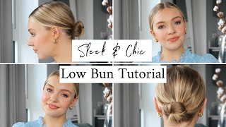 Low Bun Tutorial | Sleek & Easy Hairstyle