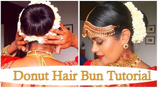 Donut Hair Bun Tutorial | How To Create Donut Hair Bun | Easy Steps