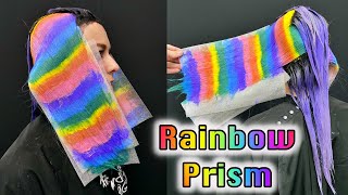 Rainbow Prism Hair Color