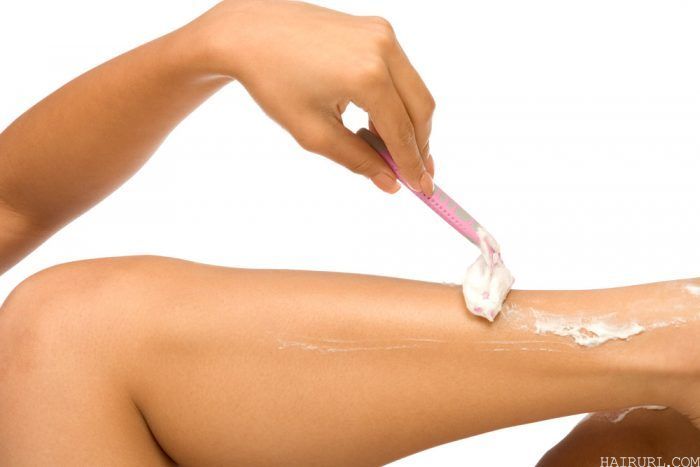shave to get of unwanted hair