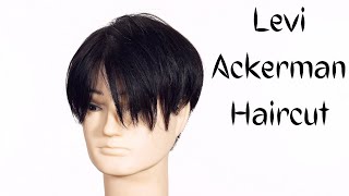 Levi Ackerman Undercut Haircut Tutorial - Thesalonguy