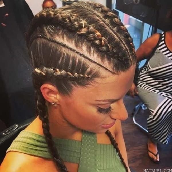 Extra Small Feed in Braids for Women