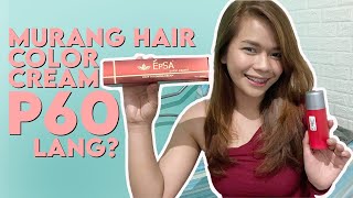 60 Pesos Diy Hair Color | Epsa | Murang Pangkulay Ng Buhok | Nicole Calvento