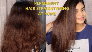 Permanent Hair Straightening At Home With Streax Canvo Line Hair Straightening Cream