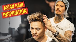Mens Haircut:  Straight To Wavy Haircut & Hairstyle | Asian Hair Inspiration