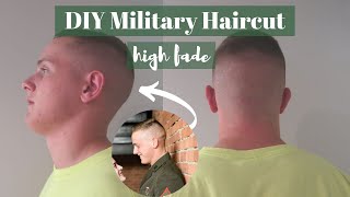 Step By Step Military Haircut | At Home High Fade Haircut For Men