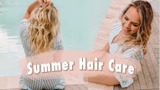 Summer Hair Care Tips For The Beach And Pool - Kayley Melissa
