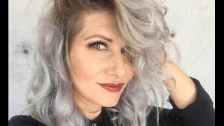 Silver Metalic Hair Color By Kenra With Hair God Zito