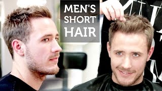 Men'S Short Hair | Josh Duhamel Inspired Hairstyle | How To Style Short Hair