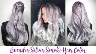Lavender Silver Smoke Hair Color