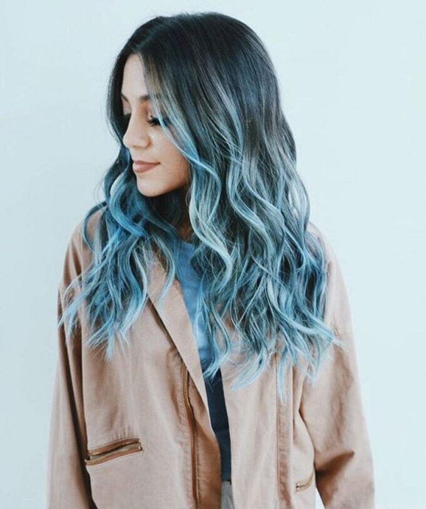 wavy pastel shades with ombre