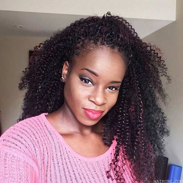 Afro Micro Braids hairstyle for women