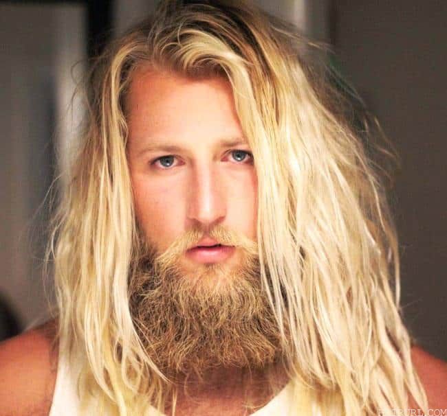 long blonde hairstyle for men