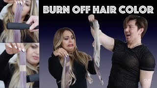 Burn Off Hair Color