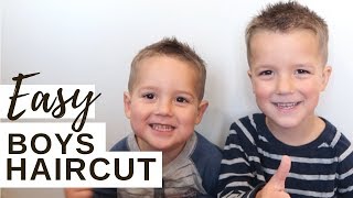 Diy Boys Haircut | Easy & Fail Proof!!! (Any Mom Can Do This!)